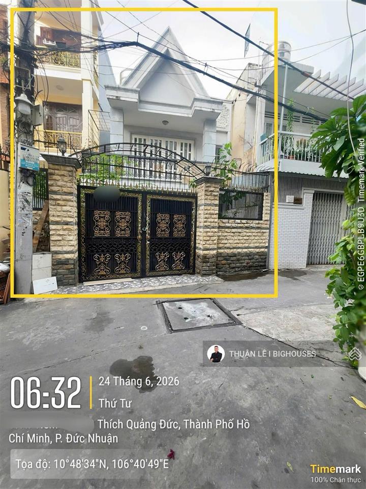 Nhà phú nhuận  ngang hiếm 6m x 22m. hxh 6m đường thích quảng đức, nhà mới, đẹp 3 tầng vào ở ngay