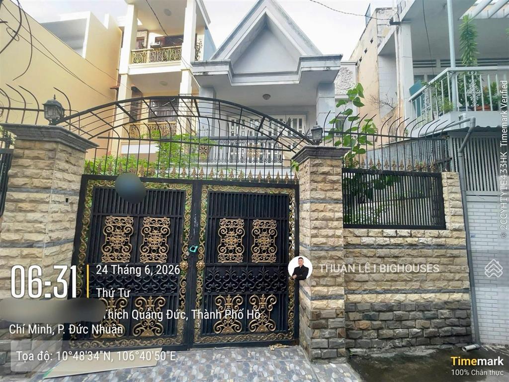 Nhà phú nhuận  ngang hiếm 6m x 22m. hxh 6m đường thích quảng đức, nhà mới, đẹp 3 tầng vào ở ngay