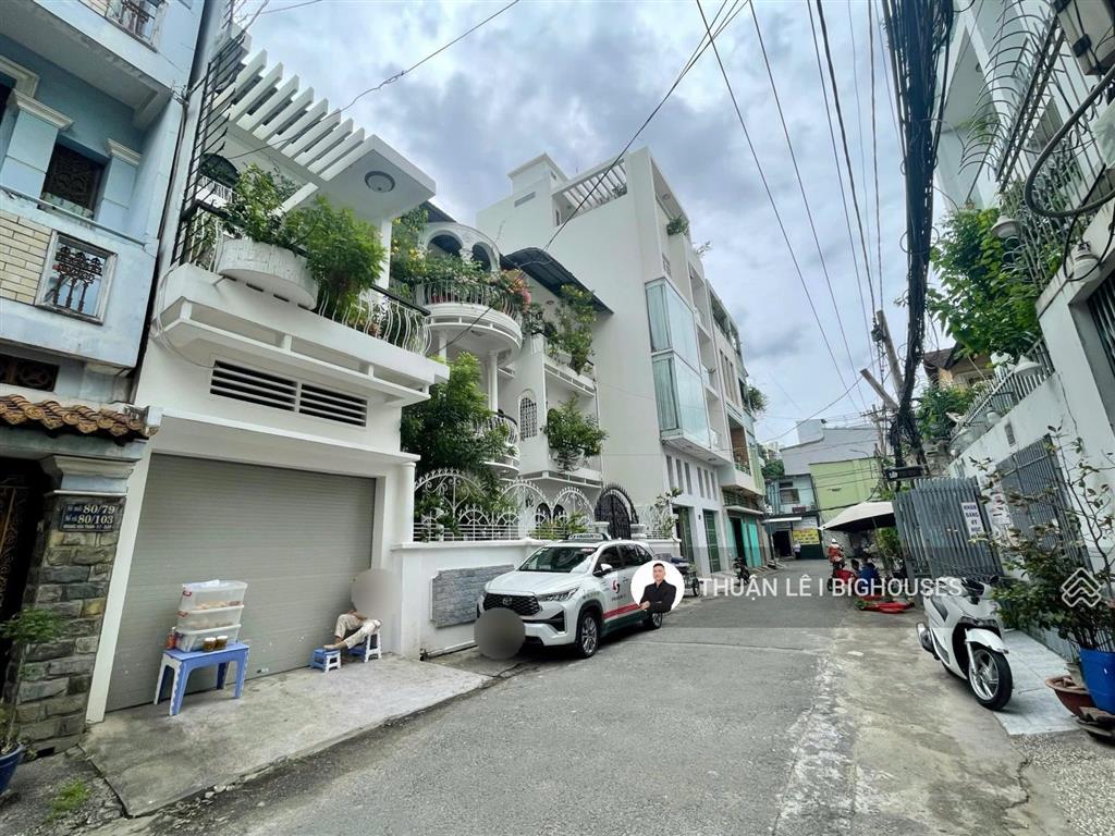 Hiếm thấy! đơn giá ~ 95triệu/m2, bề ngang 7,5m + hxh 8m khu hoàng hoa thám & lê trực, bình thạnh