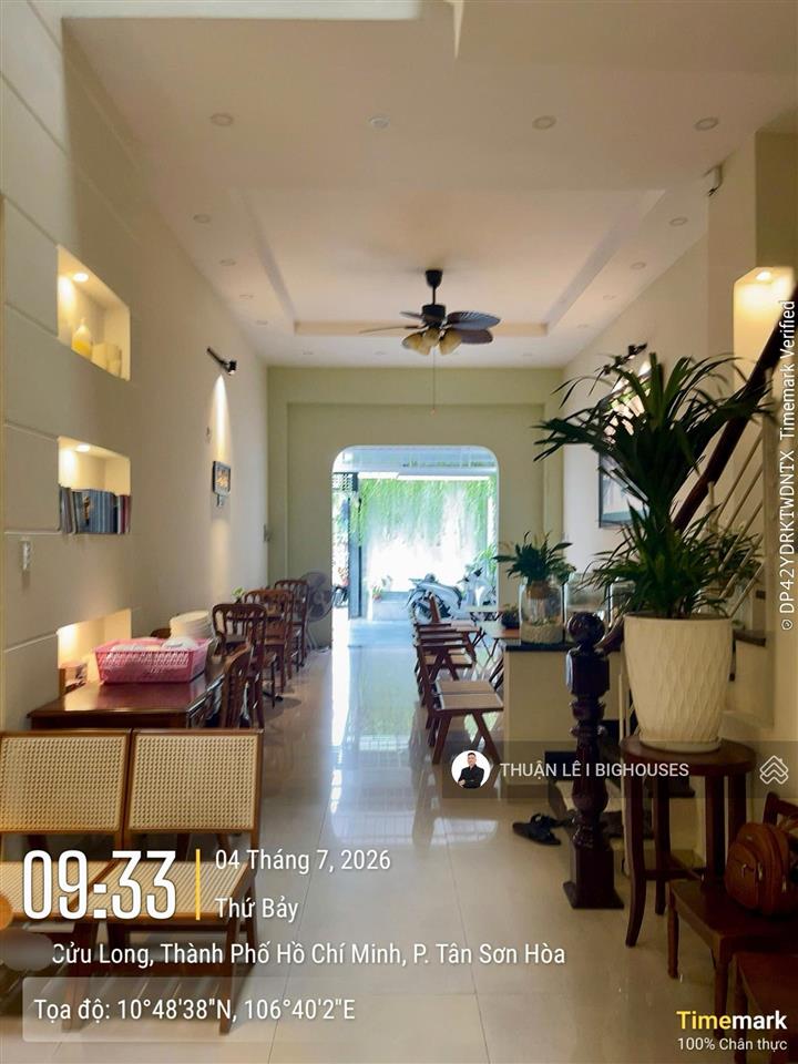Mặt tiền thụt khu đường lam sơn & cửu long, khu sân bay tsn. ngang đẹp 5m x 30m. sẵn hđt 60tr/tháng