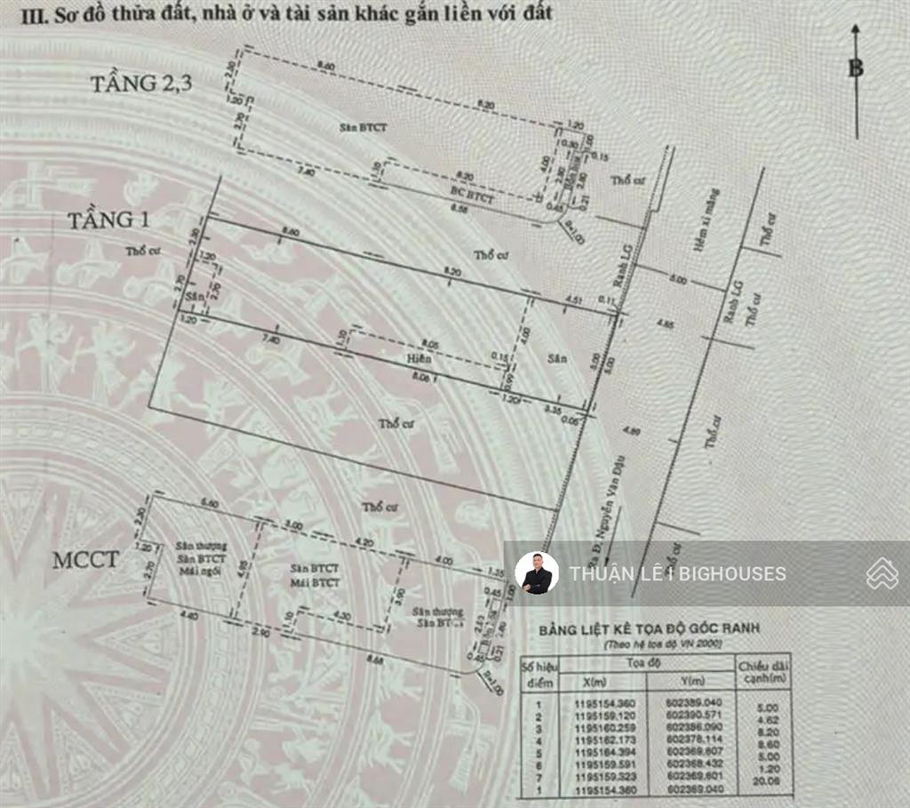 Bán nhà hẻm 5m khu lam sơn & đường nguyễn văn đậu. vuông a4(5mx21m), nhà 4 tầng. hướng đn + 5pn lớn