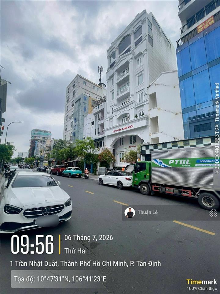 Bán nhà mặt tiền trần nhật duật, quận 1. ngang 4,7m x 16m cn 70,9m2 nhà trống 5t/kinh doanh ngay