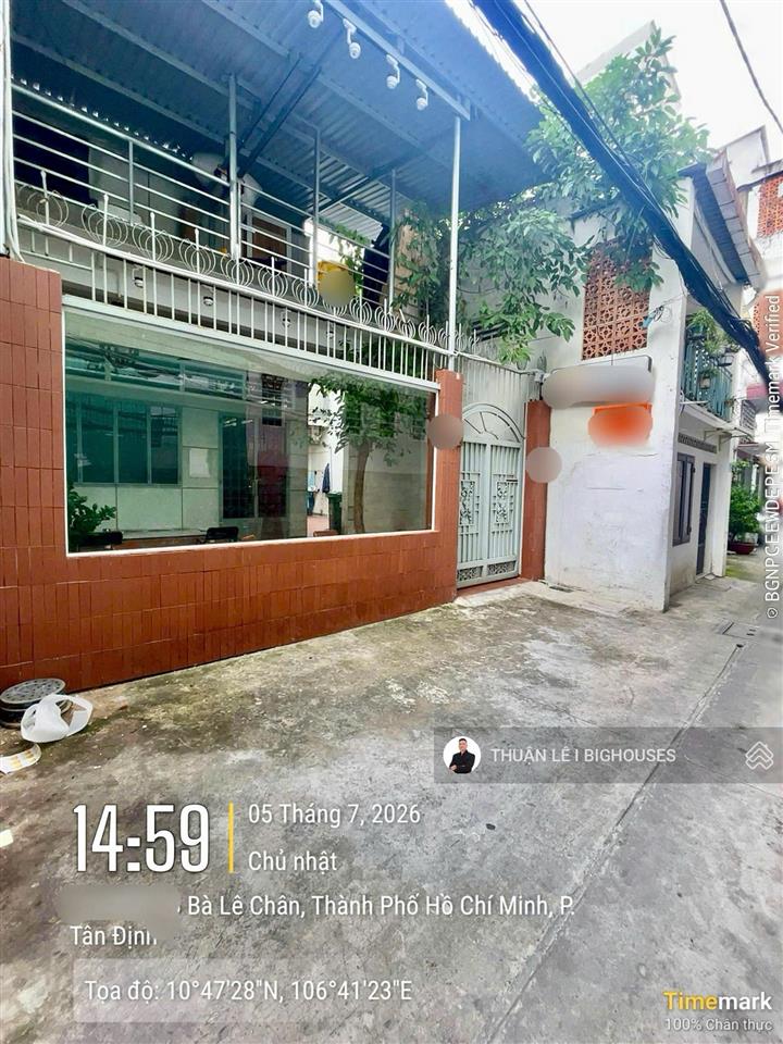 Giá rẻ đầu tư, chỉ 164 triệu/m2. bán nhà 6.6mx16m, nh 12m khu trần quang khải & bà lê chân, quận 1
