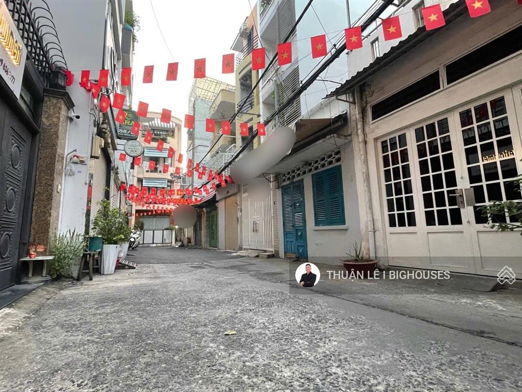 Hẻm xe hơi 6m  mạc đĩnh chi, quận 1 (4mx15m, ~200m2 sàn), nhà 4 tầng, 2 mặt hẻm. hạ 2 tỷ bán gấp