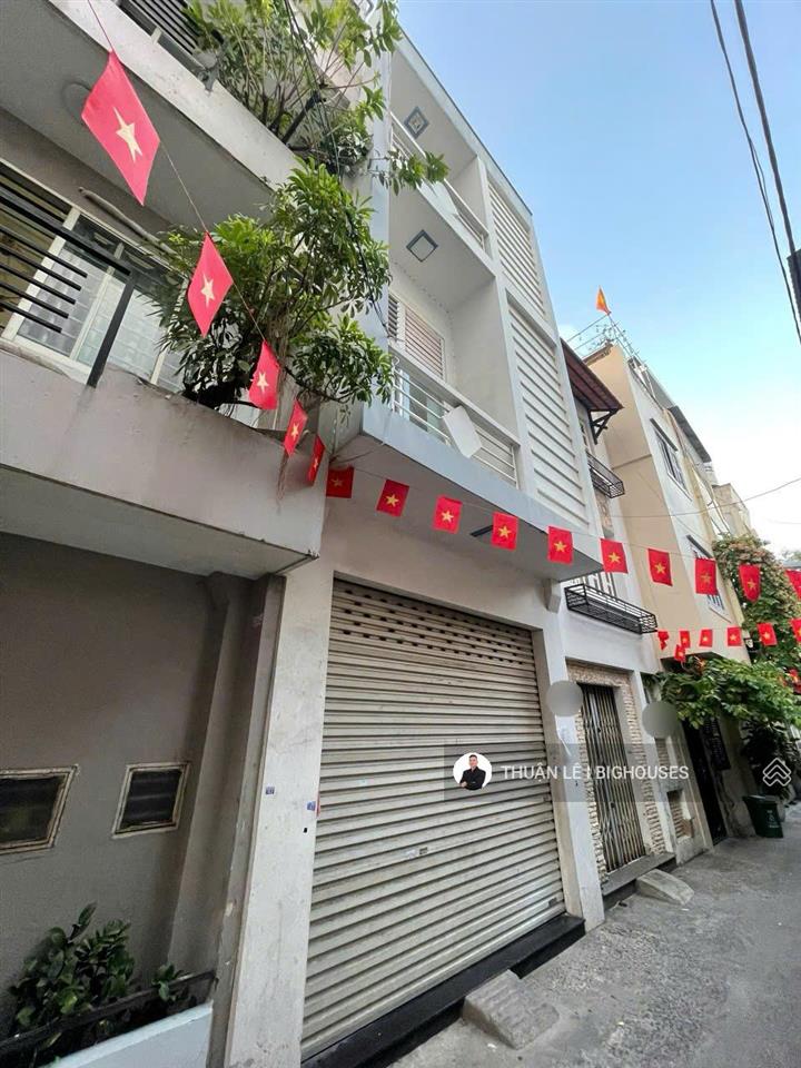 Hẻm xe hơi 6m  mạc đĩnh chi, quận 1 (4mx15m, ~200m2 sàn), nhà 4 tầng, 2 mặt hẻm. hạ 2 tỷ bán gấp