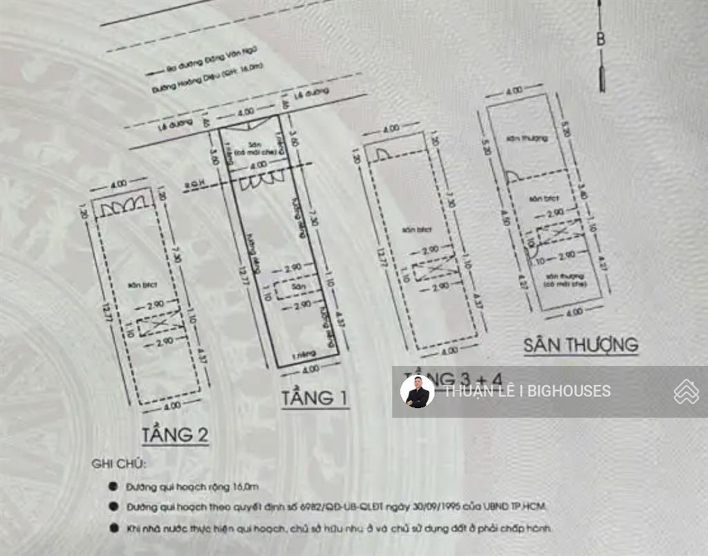 Bán nhà mtkd hoàng diệu, sát nguyễn văn trỗi, phú nhuận. dts 229m2(4mx17m) 4 tầng, mới, đẹp ở ngay