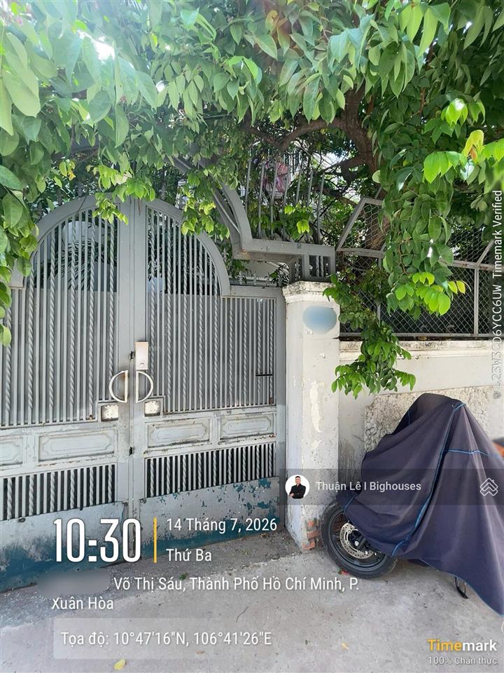 Mặt tiền 6m x 20m. hxh 6m khu hai bà trưng, sát nhà thờ màu hồng. nhà 3 tầng + sân. hạ 3tỷ bán gấp