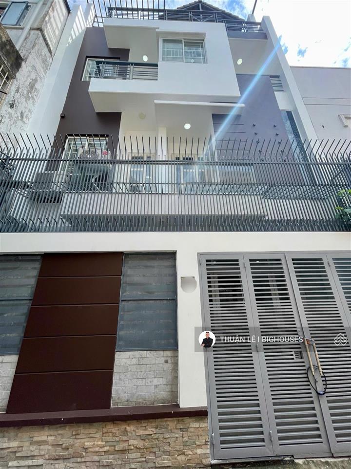 Ngang lớn 7,5m x 8m. hxh khu phan xích long, phú nhuận. 4 tầng ~ 160m²/4pn lớn. nhà mới, đẹp ở ngay