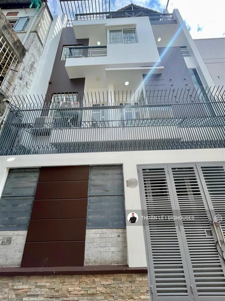 Ngang lớn 7,5m x 8m. hxh khu phan xích long, phú nhuận. 4 tầng ~ 160m²/4pn lớn. nhà mới, đẹp ở ngay
