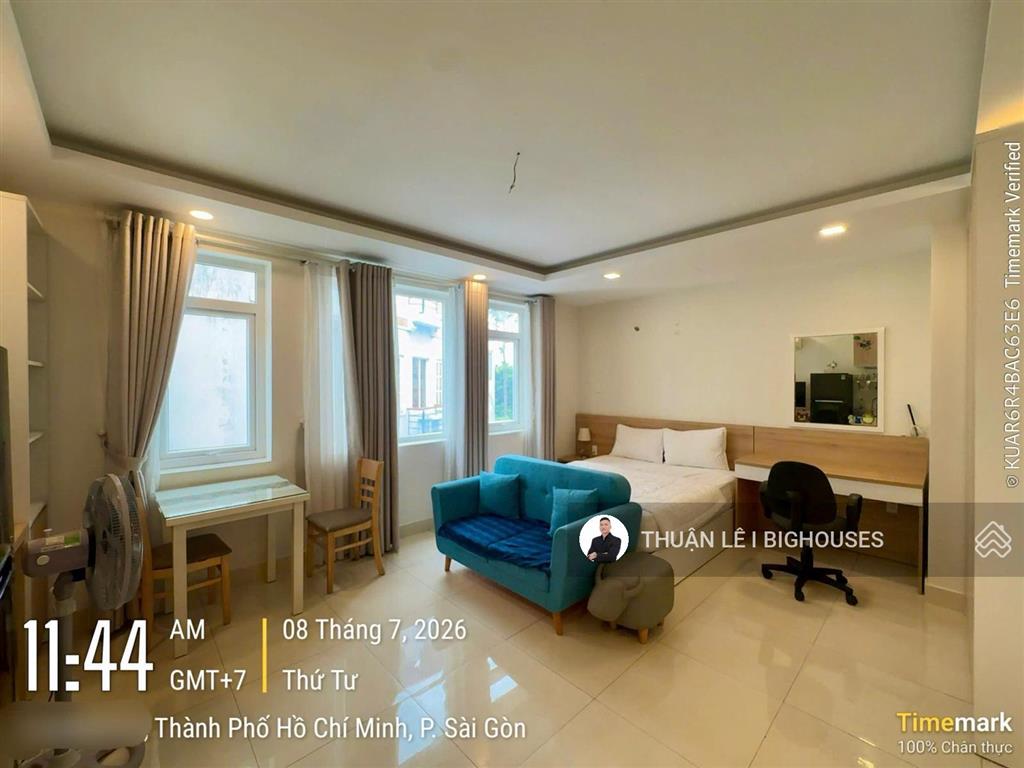 Ngay thảo cầm viên  hẻm 6m sát nguyễn thị minh khai & hoàng sa, quận 1. dt(5,7m x 14m) 5 tầng/9pn