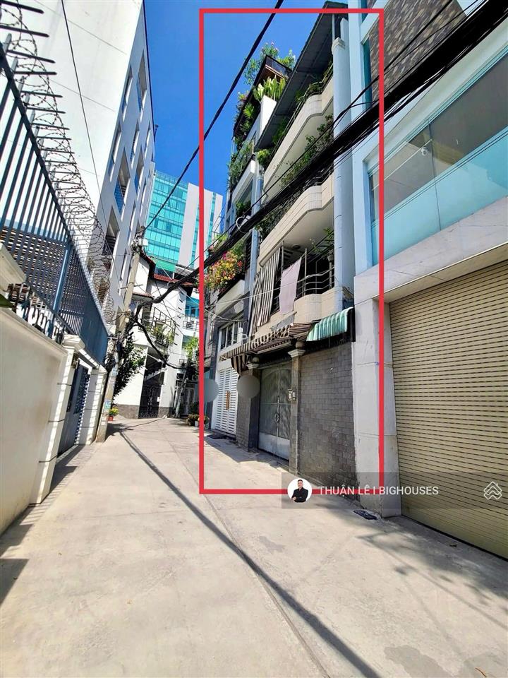 Mặt tiền 6.1m hẻm sang 6m ngay lê duẩn & nguyễn bỉnh khiêm, p.saigon, tp.hcm, 4tầng. hạ 2tỷ bán gấp