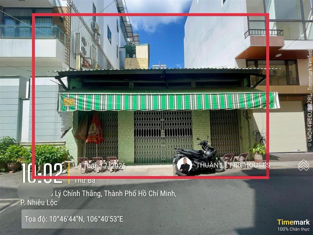 Mặt tiền 7,5m  hẻm 6m lý chính thắng & nguyễn thông, quận 3, cấp 4 (7,5mx10m) xd mới 6 tầng (19tỷ)