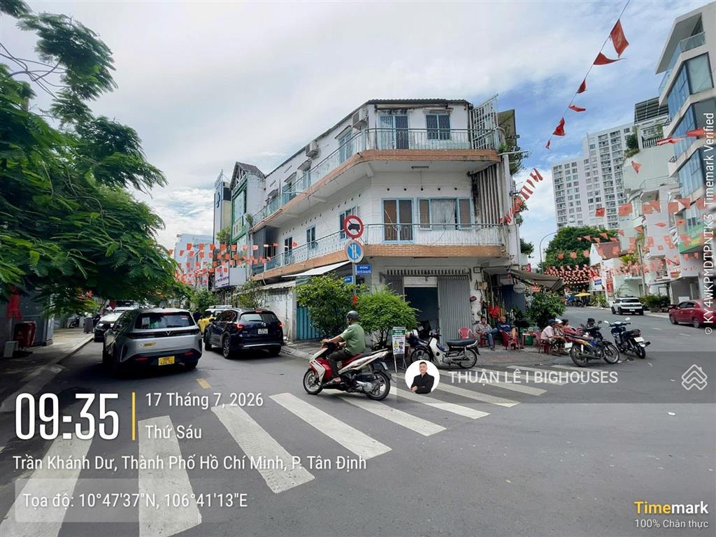 Bán căn góc (15mx4,5m) trần khánh dư & nguyễn văn nguyễn. căn góc 2mt tiện kinh doanh cafe, studio