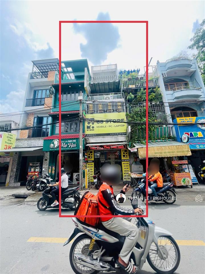 Cho thuê nhà dài hạn  mặt tiền ngô tất tố, p21, bình thạnh (4mx10m. 160m2 sàn) 4 tầng/4pn lớn