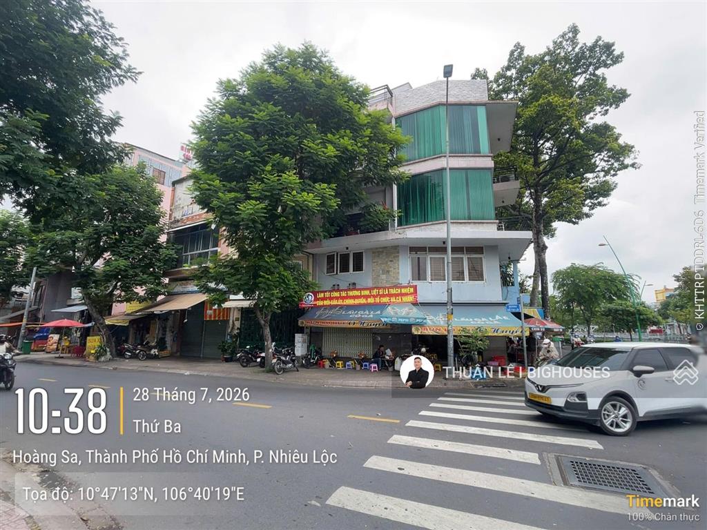 Bán căn góc 2mtkd (7,2m x 9m) đường hoàng sa & đỗ thị lời. 4tầng  tiện mở càfe, studio, phòng khám
