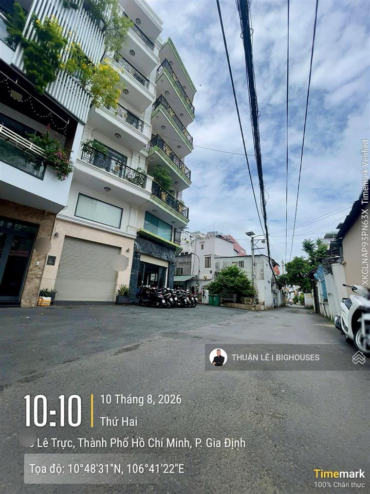 Bán nhà 6 tầng  mặt tiền khu hoàng hoa thám, p7, bình thạnh (4,3x13m) 5tầng~300m2 sàn. 15tỷ còn tl