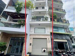 Bán nhà 6 tầng  mặt tiền khu hoàng hoa thám, p7, bình thạnh (4,3x13m) 5tầng~300m2 sàn. 15tỷ còn tl