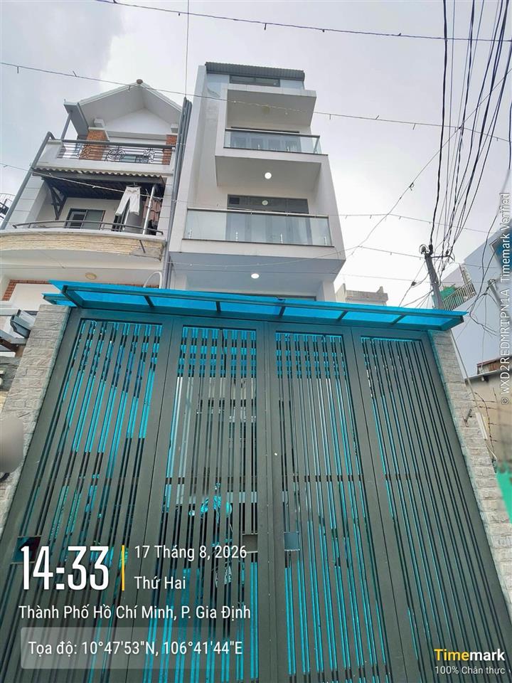 Nhà mới đẹp (hầm+5tầng) có thang máy. hxh 6m lê văn duyệt, sát tân định, quận 1. sẵn hđt 75tr/tháng