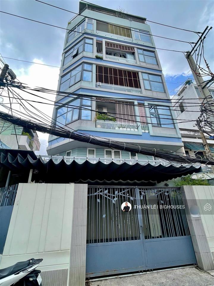 Ngang 10m. mặt tiền ngay hoàng hoa thám chợ cây quéo. vừa ở vừa kinh doanh, 6tầng~500m2 sàn (18tỷ)