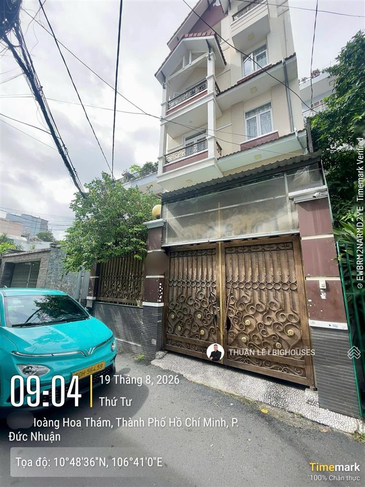 Ngang hiếm 6,5m! mặt tiền hoàng hoa thám, có thang máy. 18,5tỷ + 5 tầng mới đẹp. sẵn hđt 55tr/tháng