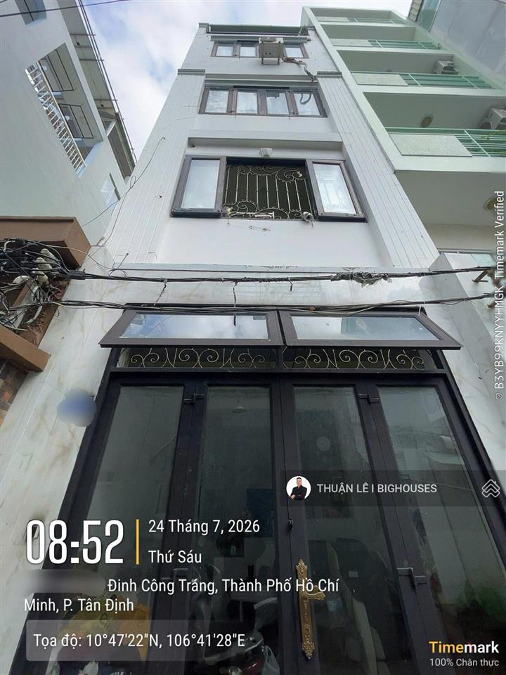 Hxh 6m sát mặt tiền đinh công tráng, quận 1 (4mx20m, cn 74,8m2) + 5 tầng/11pn. khoán 55tr/tháng