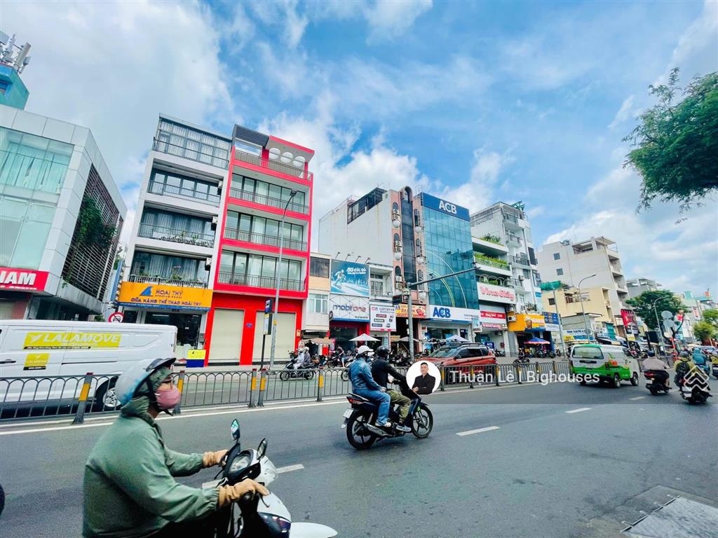 Hẻm 10m lê văn duyệt sát cầu bông quận 1, (6mx16m  cn 93m2)4 tầng/7pn. chỉ 12,9 tỷ thương lượng
