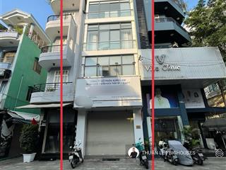 Mặt tiền trần khắc chân, tân định, q.1, 5 tầng(4,7x11m) + có thang máy  hđt 65 triệu. gb 20,6 tỷ
