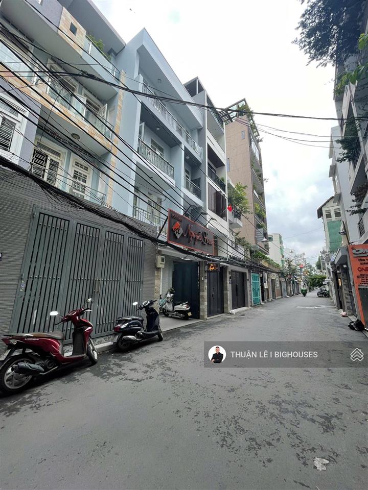 Tòa nhà hầm +7tầng. hẻm 6m lê văn sỹ & trường sa, q3 (5,5m x 17m)~600m2 sàn xd. hđt 90 triệu/tháng