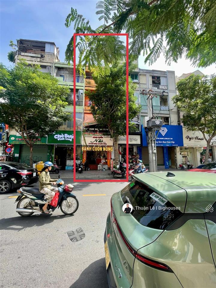 Mặt tiền phố thời trang lê văn sỹ & gần trần quang diệu, quận 3, ngang 4,07m + 4 tầng, chỉ 18 tỷ