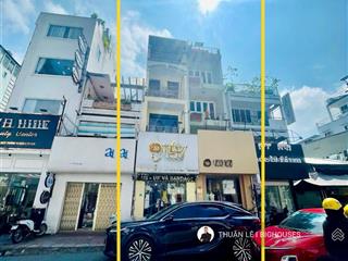 Mặt tiền phố thời trang trần quang diệu & lê văn sỹ, quận 3. mtkd 5 tầng ~ 300m2 sàn. chỉ 18,5tỷtl