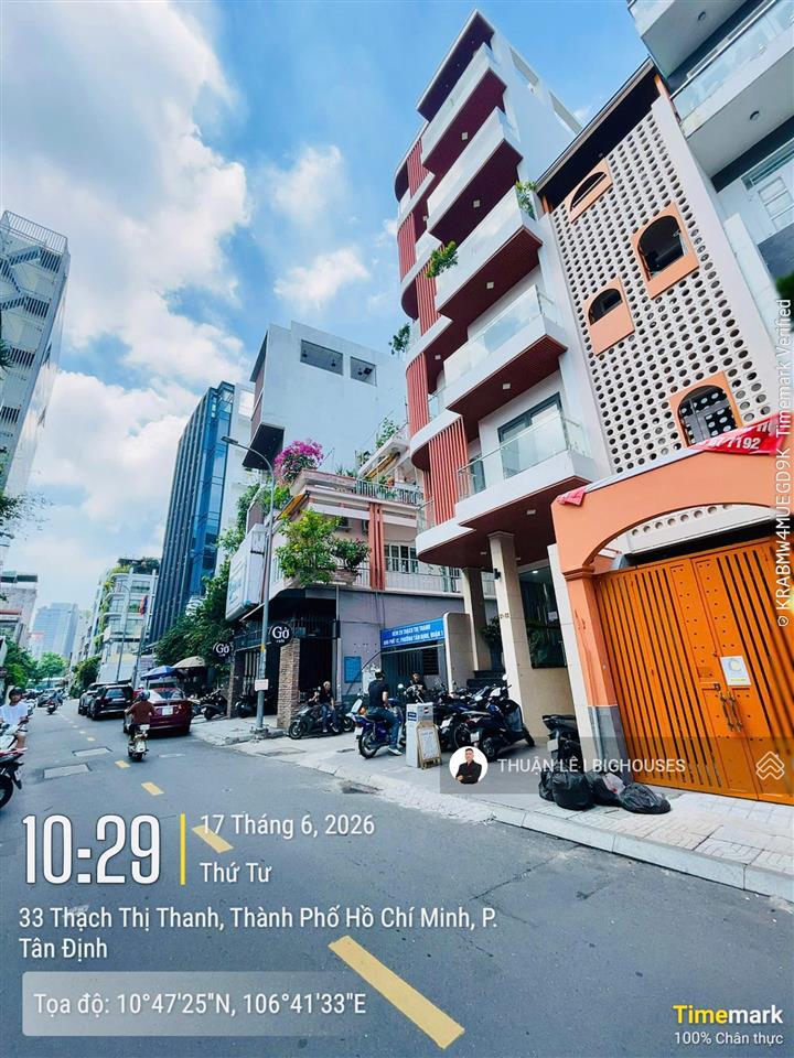 Bán building hầm + 6 tầng. mặt tiền thạch thị thanh, quận 1 (6m x 19mcn 105m2) sẵn hdt 130tr/tháng