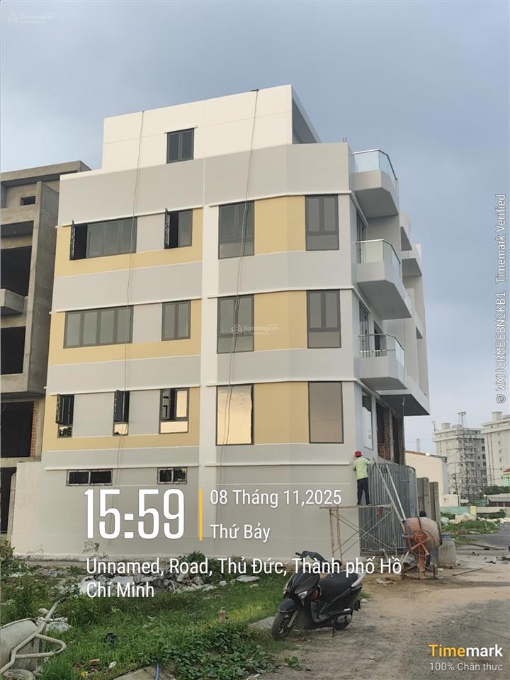 Bán nhà 5 tầng  giá 4,62 tỷ, 52,2m2, 5pn, 4wc tại ngô chí quốc, tam bình, hcm