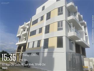Bán nhà 5 tầng  giá 4,62 tỷ, 52,2m2, 5pn, 4wc tại ngô chí quốc, tam bình, hcm