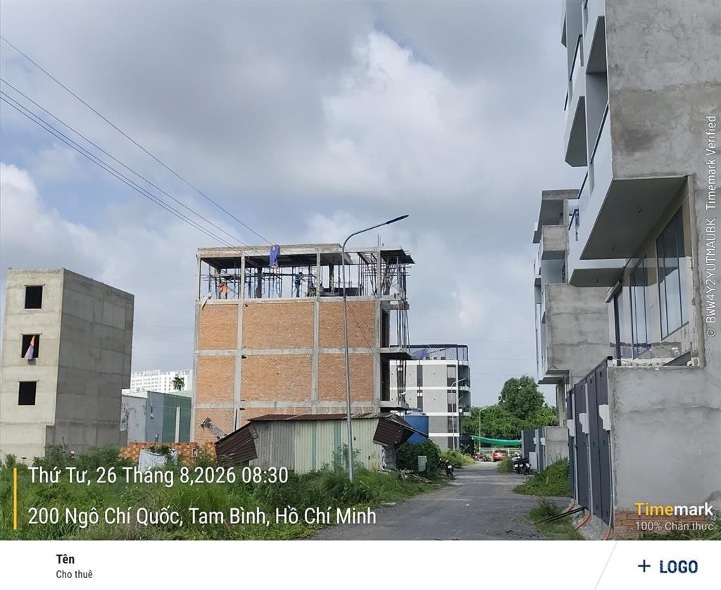 Bán đất tại ngô chí quốc, 3,05 tỷ, 52m2, mặt tiền 4,1m, pháp lý đầy đủ