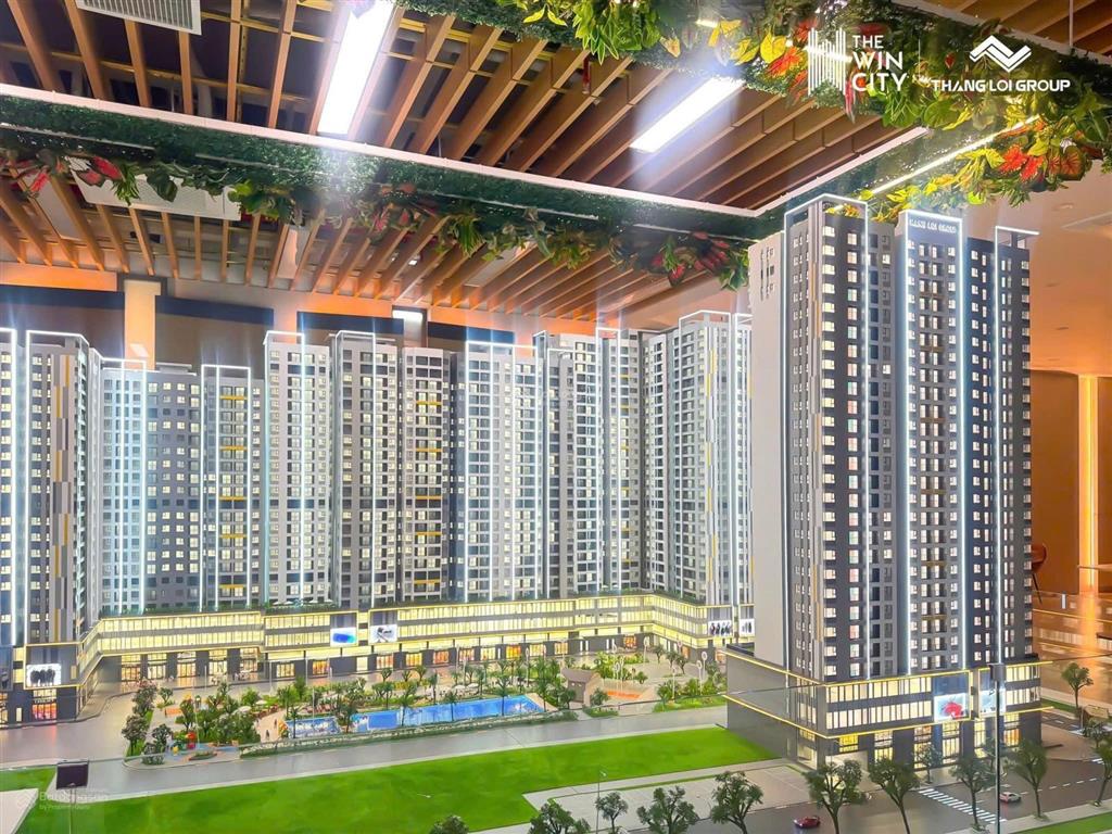 Bán căn hộ chung cư the win city, 60m2, trả chậm 36 tháng, tặng full nội thất gỗ an cường