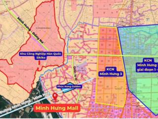 Xả gấp lô đất sát cạnh kcn minh hưng 3 chỉ 570 triệu (sổ sẵn công chứng ngay)