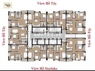 Dành cho anh chị nào yêu thích view hồ tây, bán căn 2 ngủ 70m view hồ chung cư tây hồ residence