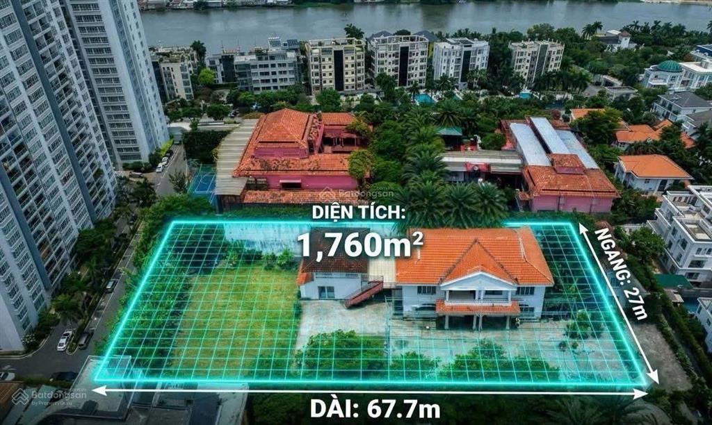 Bán biệt thự sân vườn khu compound thảo điền quận 2. dt  1260m2, giá 250 tỷ
