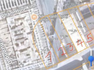 Bán 600m (5 lô) 3 mặt thoáng lô góc mặt tiền chương dương và phạm hữu kính.