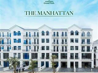 Bán gấp căn góc 5 tầng xẻ khe mặt tiền đường m4  mahattan  vin q9 220m2  giá 3x ty