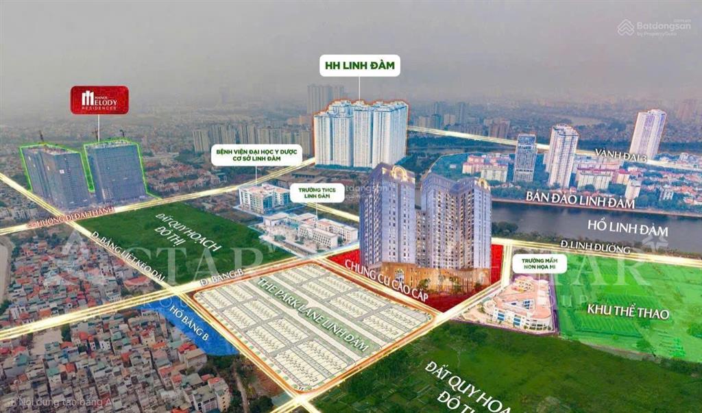 Siêu phẩm thấp tầng nội đô hà nội park lane linh đàm, sở hữu từ 50 tỷ, chiết khấu tới 10%