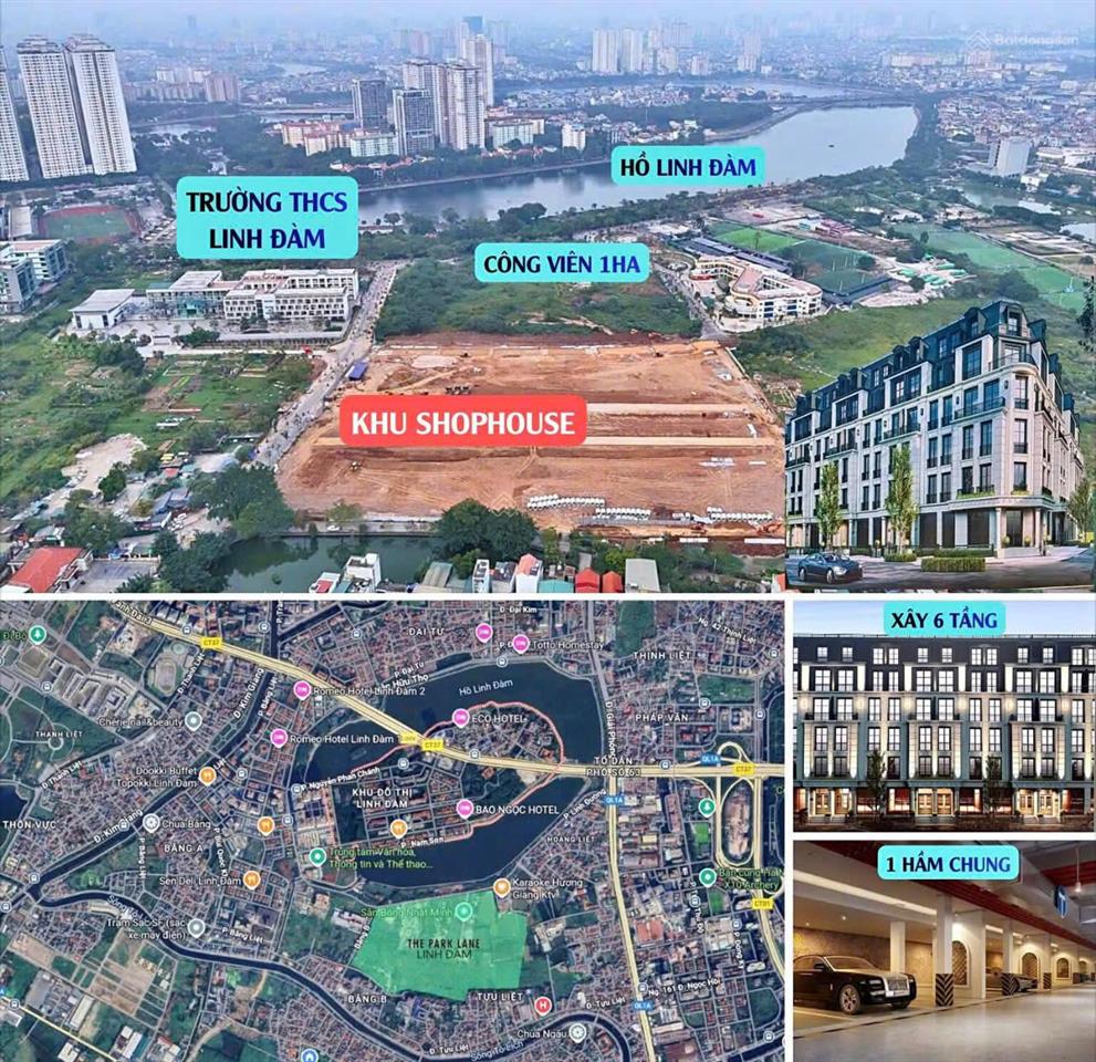 Siêu phẩm thấp tầng nội đô hà nội park lane linh đàm, sở hữu từ 50 tỷ, chiết khấu tới 10%
