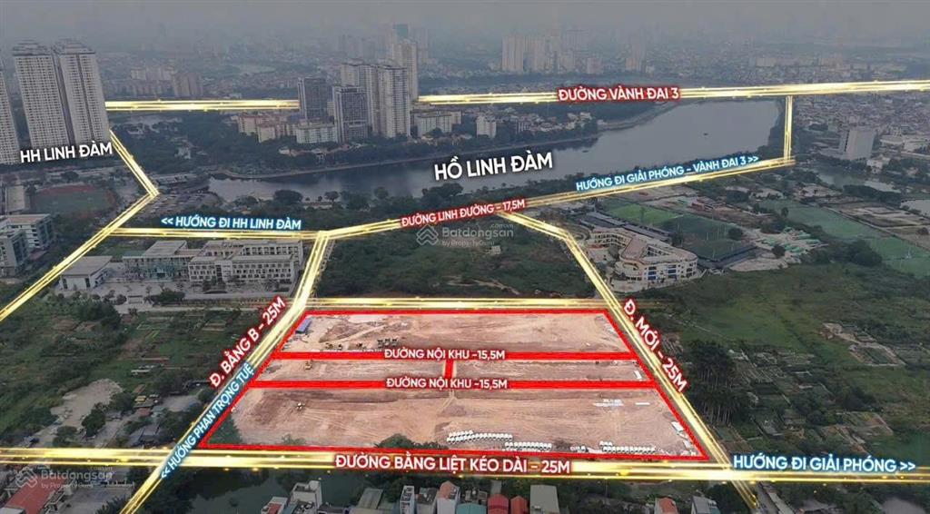 Park lane linh đàm  125 căn thấp tầng, sổ đỏ lâu dài, compound khép kín, giá từ 50 tỷ.