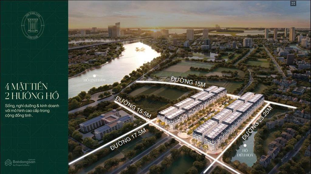 Bán gấp biệt thự park lane linh đàm  an ninh 3 lớp, không gian riêng tư, sổ đỏ lâu dài.