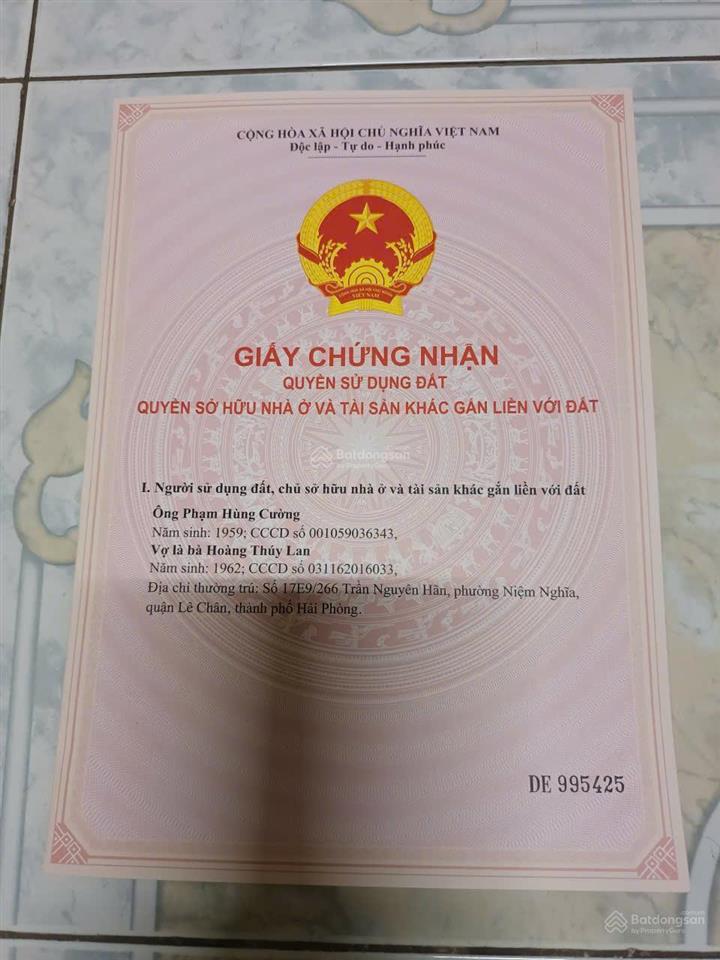 Chính chủ bán đất lk14 tại kđt quang minh  thủy nguyên  hải phòng