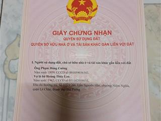 Chính chủ bán đất lk14 tại kđt quang minh  thủy nguyên  hải phòng
