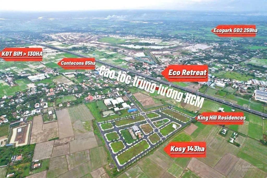 Bán gấp nền tái định cư king hill residences  đất nền liền kề eco retreat, thanh phú centre point