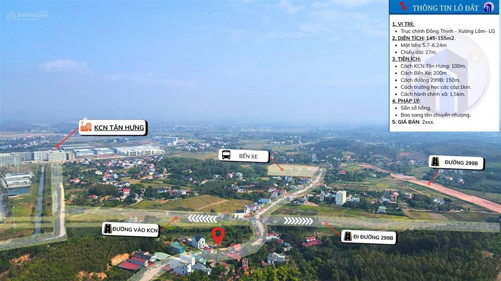 Đất ven kcn tân hưng giá đầu tư chỉ từ 800 đến hơn 2xx ty, tiềm năng tăng trưởng cao