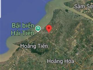 Siêu phẩm đất lô góc 2 mặt đường ô tô tránh gần biển hải tiến