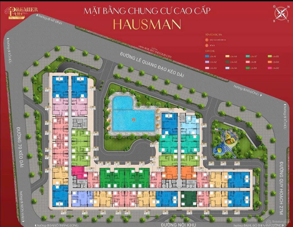 Bán căn hộ 63,4m tầng trung flc hausman 4,5 tỷ